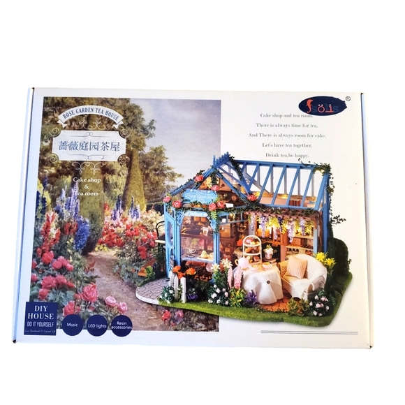 fsolis Office Rose Garden Tea House Diy Kit Poshmark